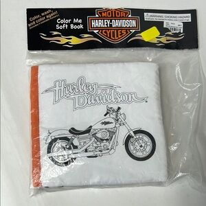 Harley-Davidson Soft Book with White and Orange color me